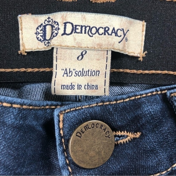 Democracy “Ab"solution® Booty Lift Jegging 8X28 Stretch Casual Slimming Jean - Picture 8 of 9